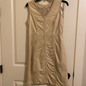 Max Studio vegan leather dress